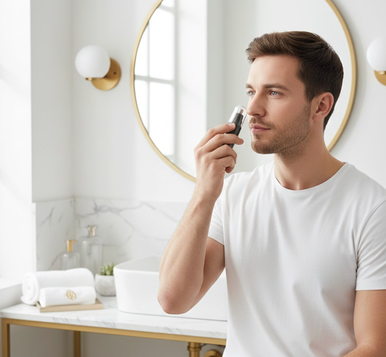 USB Rechargeable Nose & Ear Hair Trimmer