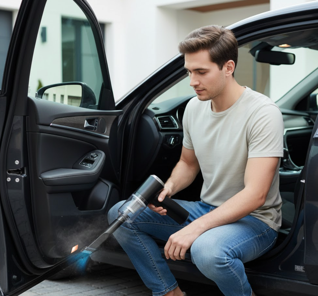 SwiftVac 120W Handheld Car Cleaner