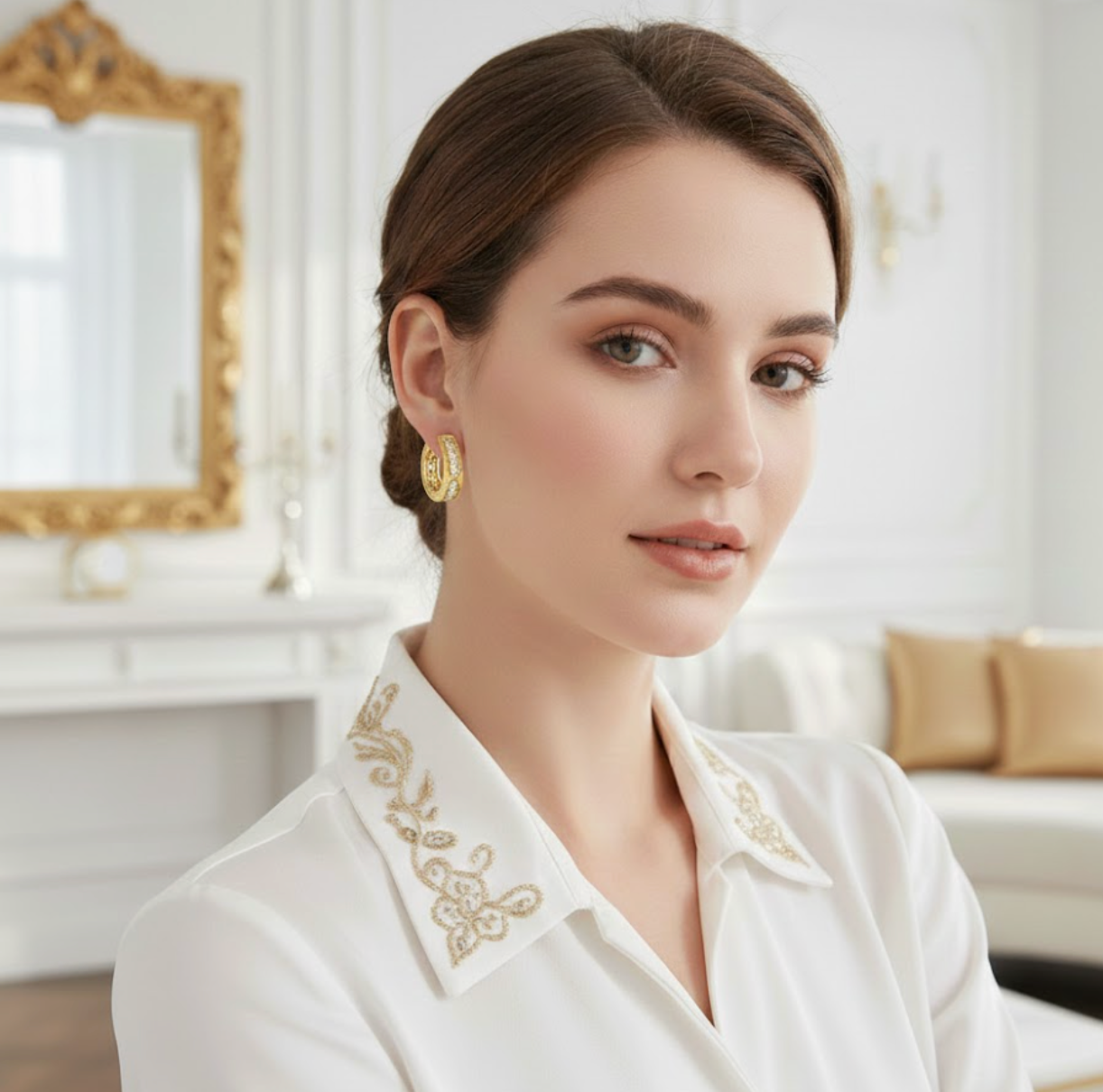 Lumière Diamond Hoops