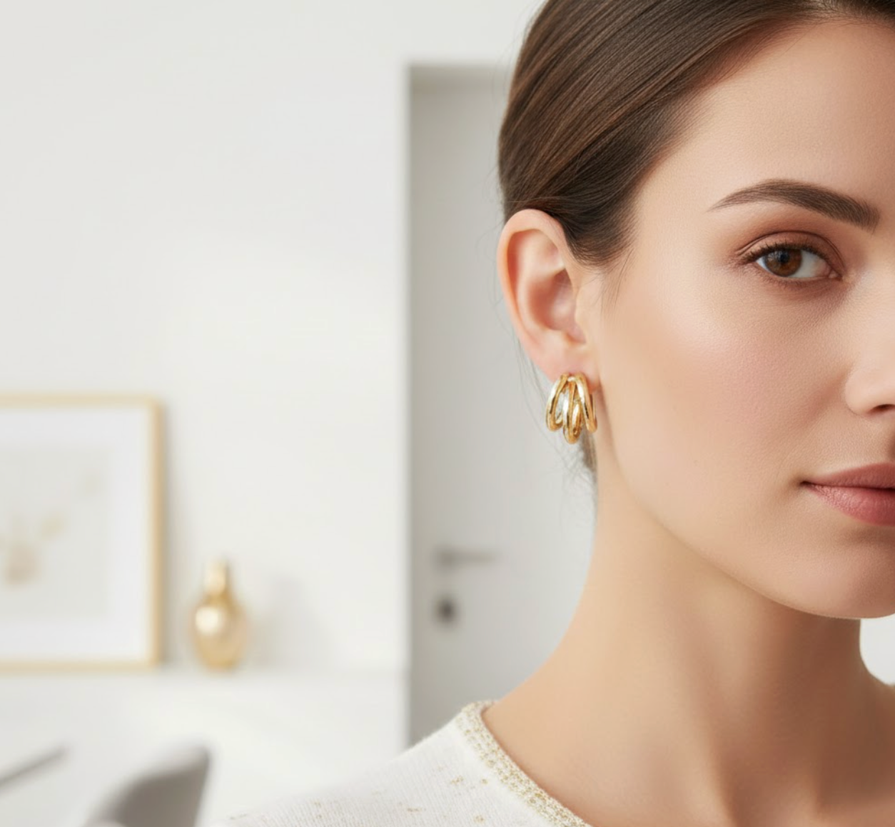 Arcéa Minimal Drop Earrings