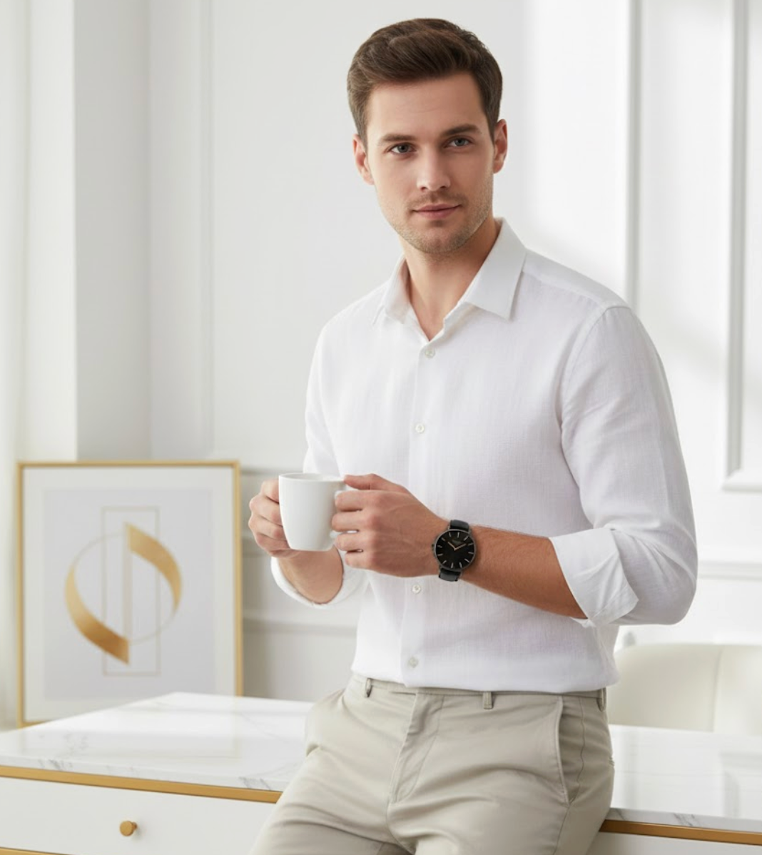 Relogio Masculino Ultra-Thin Luxury Men’s Watch