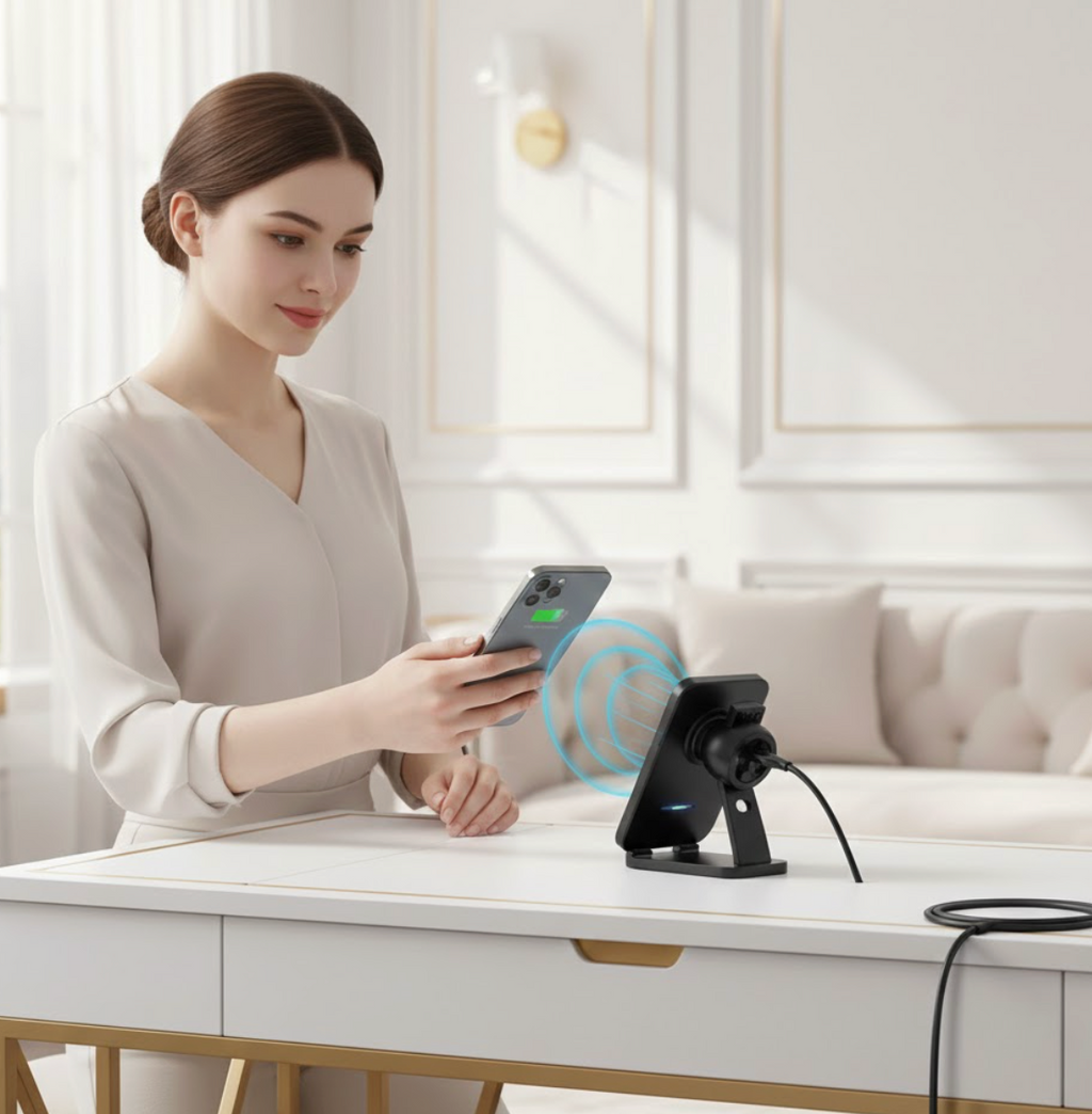 30W Magnetic Car Wireless Charger for iPhone