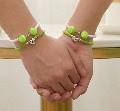Magnetic Heart Couple's Sports Bracelets