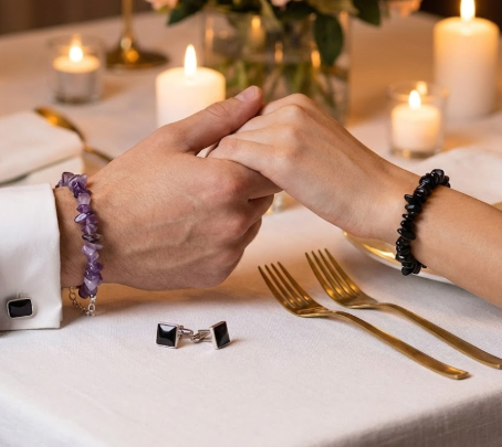 Love Stone Couple's Bracelet