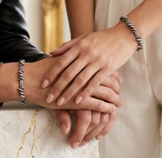 Barbed Wire Metal Bracelet