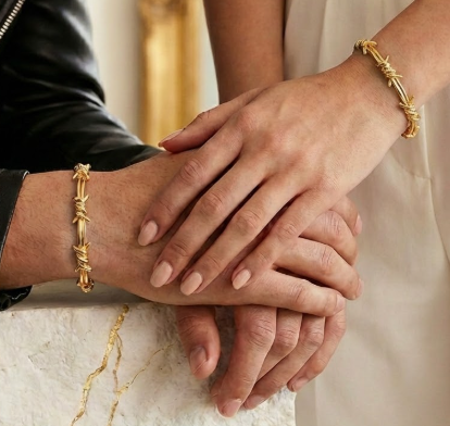 Barbed Wire Metal Bracelet