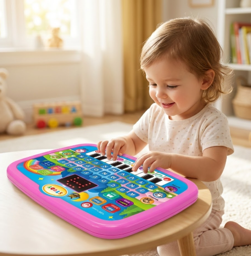Kids LED Learning Tablet with Keyboard