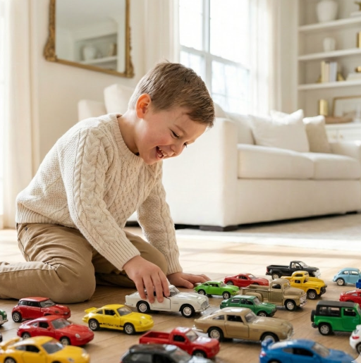 Pull-Back Toy Car Set for Kids