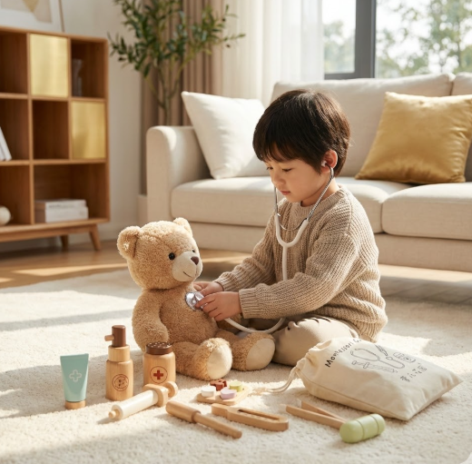 Little Doctor Wooden Medical Play Set