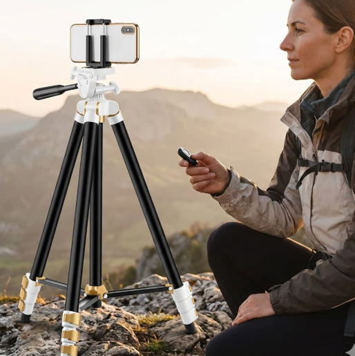 Aluminum Tripod with Bluetooth Remote