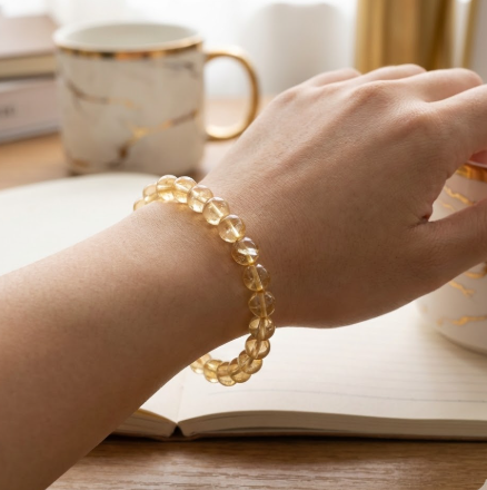 Fire Elastic Beaded Bracelet