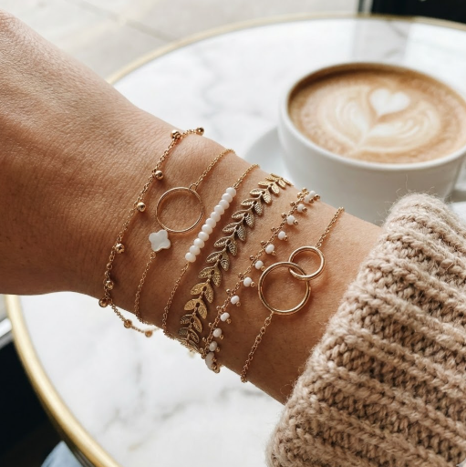 6-Piece Stackable Bracelet Set