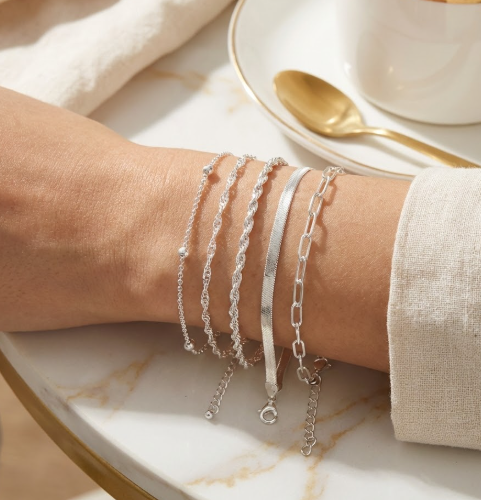 LumiFine Gold Bracelet Set