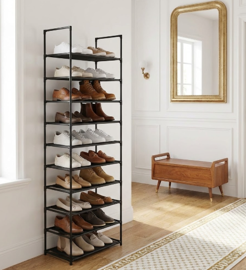 IronStack Heavy-Duty 25-Pair Shoe Rack