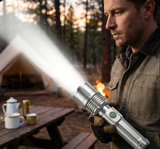 Compact Tactical LED Flashlight