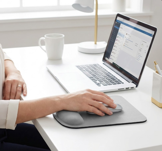 Ergonomic Mouse Pad with Wrist Rest