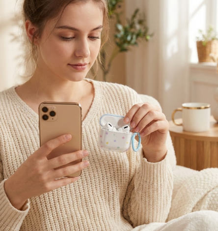 Cute Colorful Stars AirPods Case