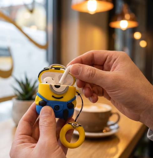 Cute Minions AirPods Case