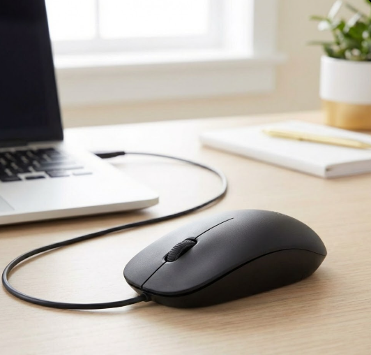 Ultrathin Ergonomic Wired Office Mouse