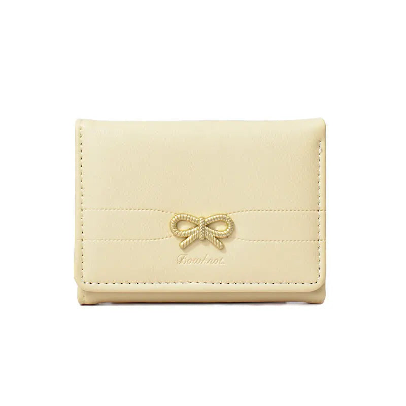 Aesthetic Bow Card Holder Purse