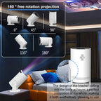 Mini Smart Home Theater Projector with Bluetooth