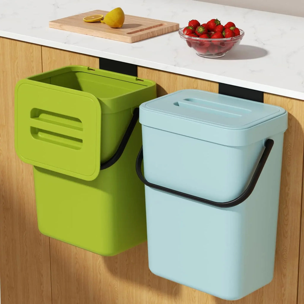 Space-Saving Wall-Mounted Food Waste Bin