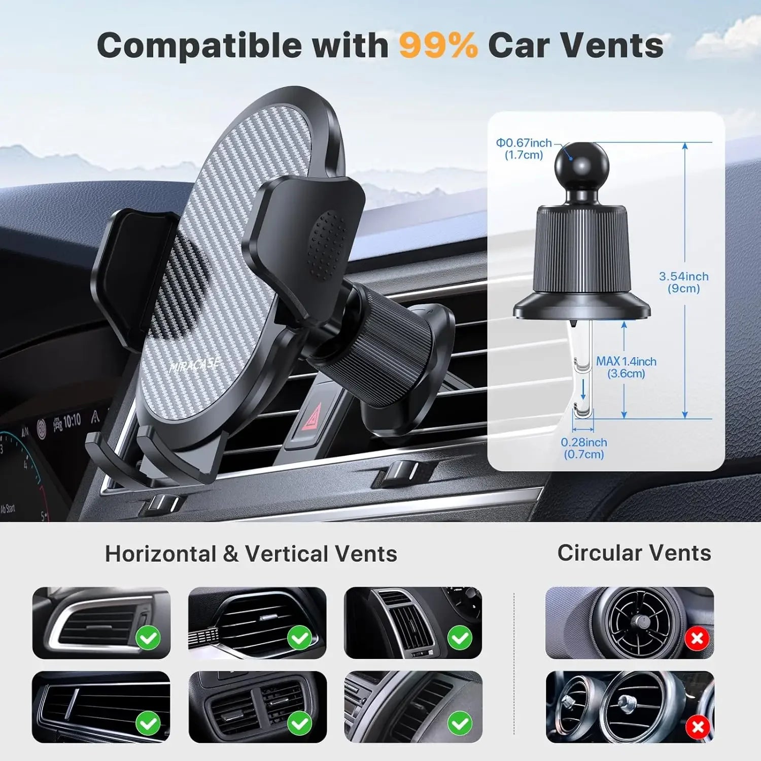 VentHook Phone Mount