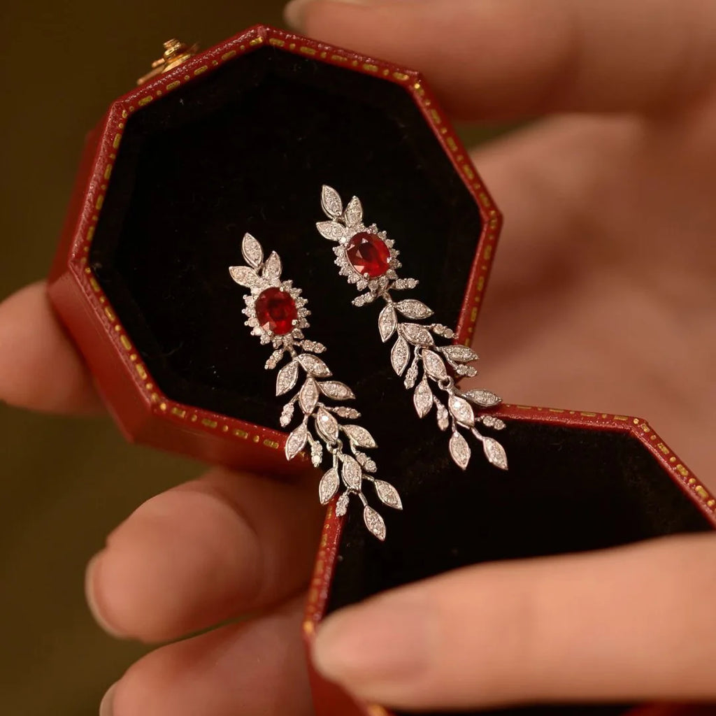 Ruby Tassel Vintage Drops