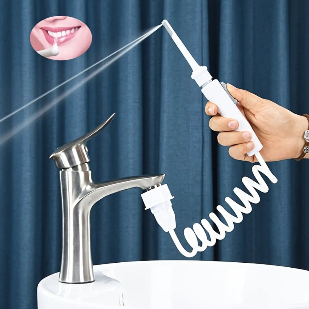 Manual Faucet Water Flosser for Home