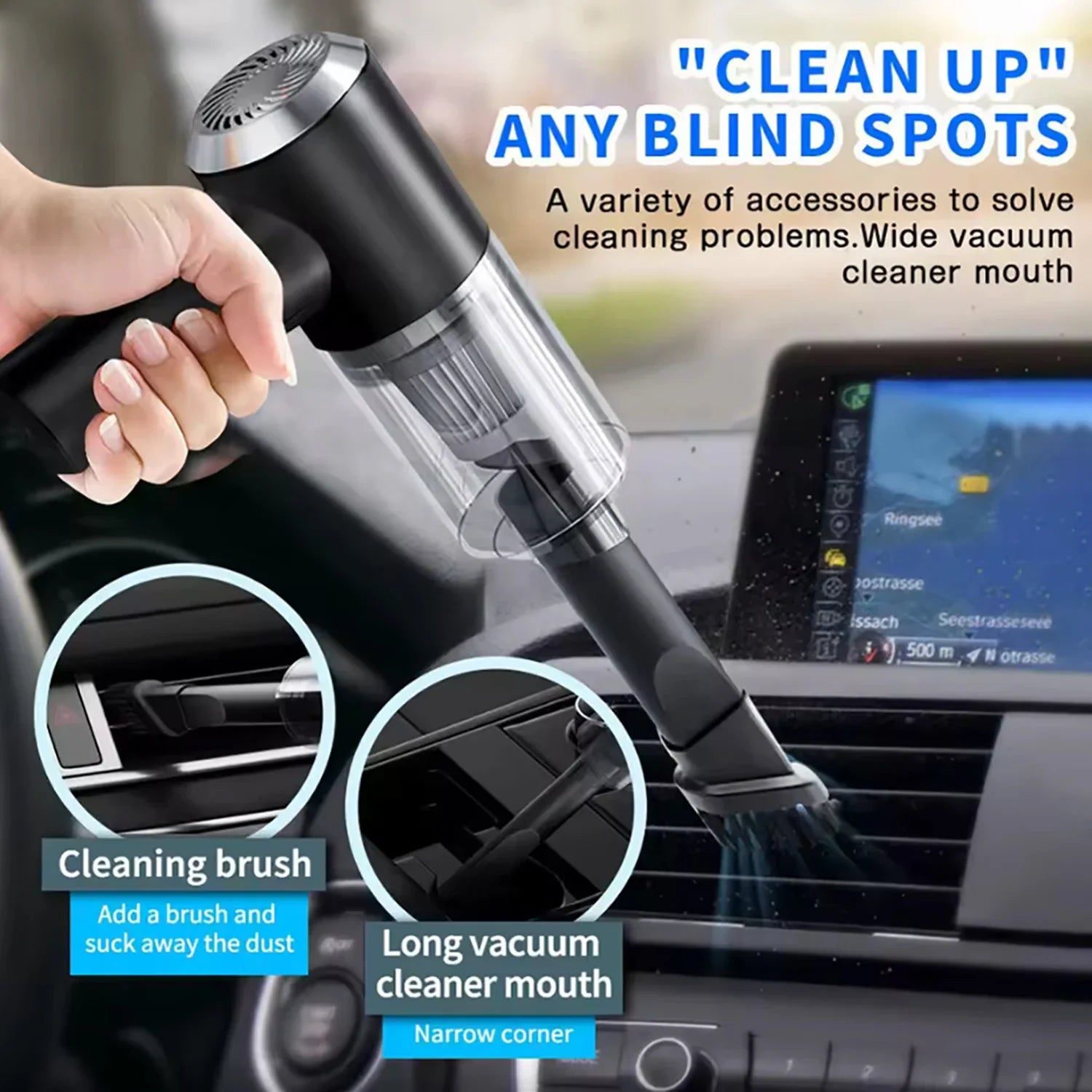 Portable Handheld Car Vacuum Cleaner