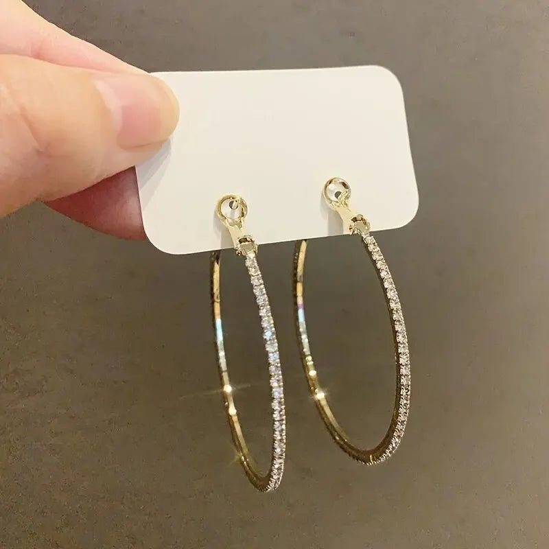 Diamond Luxe Statement Hoops
