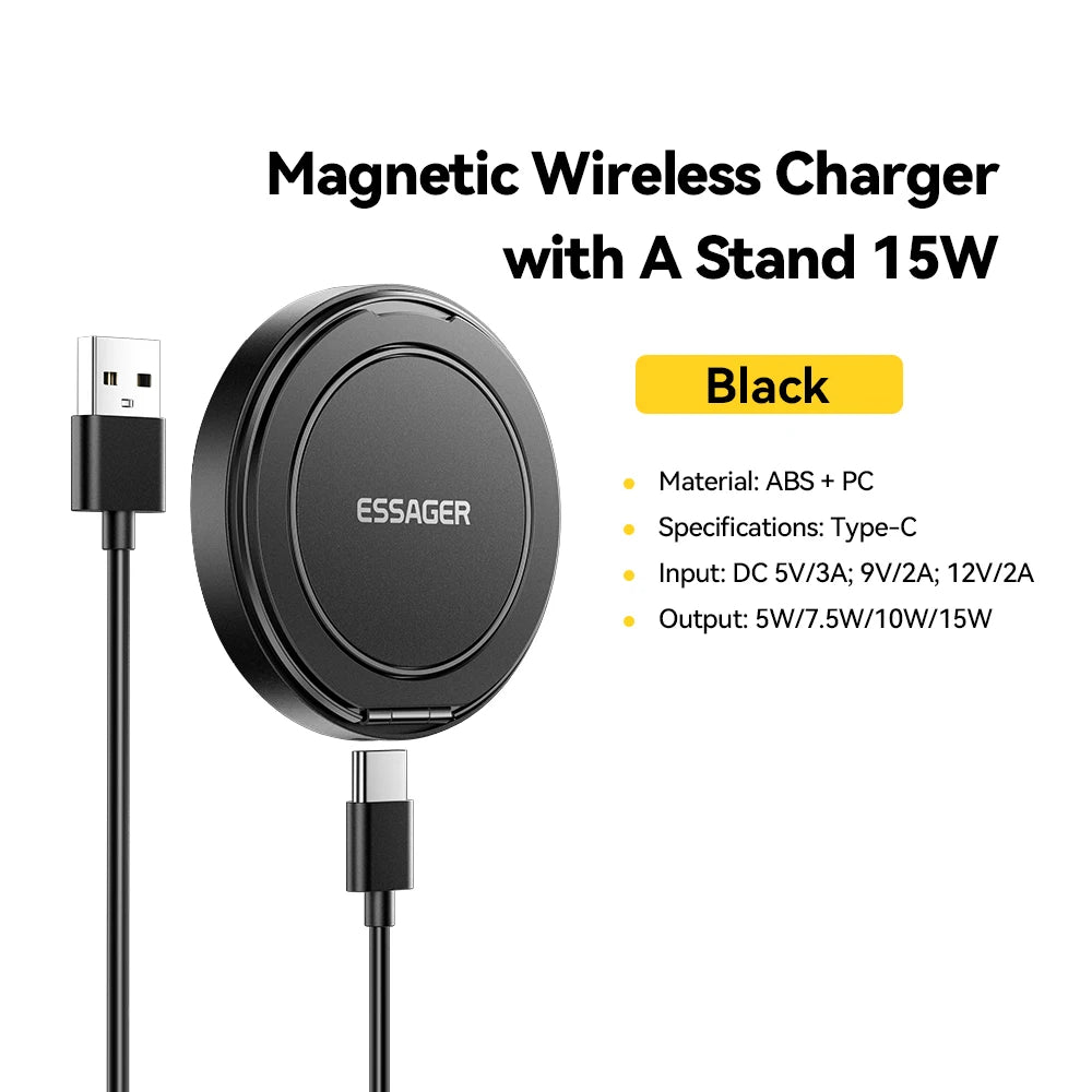 Magnetic Wireless Charger for iPhone & AirPods