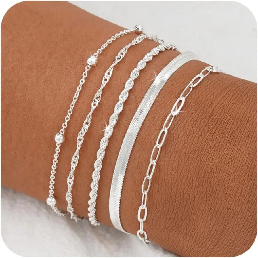 LumiFine Gold Bracelet Set