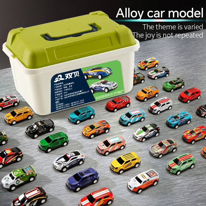 Pull-Back Toy Car Set for Kids