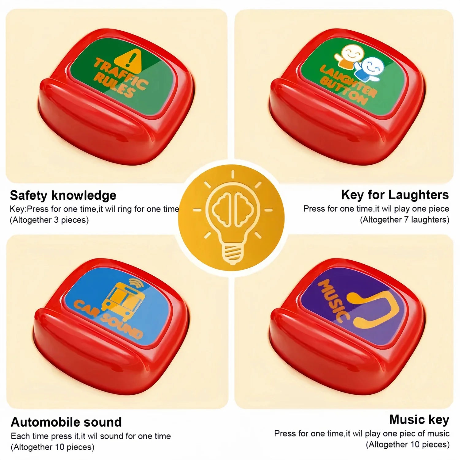 SmartDrive School Bus Steering Wheel Toy