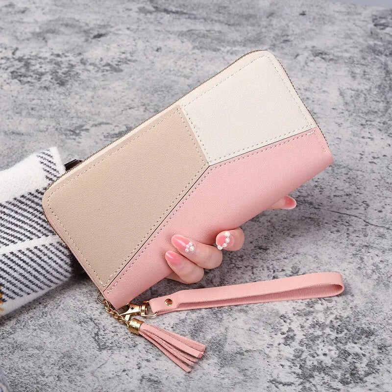 Fashion Long PU Leather Wallet