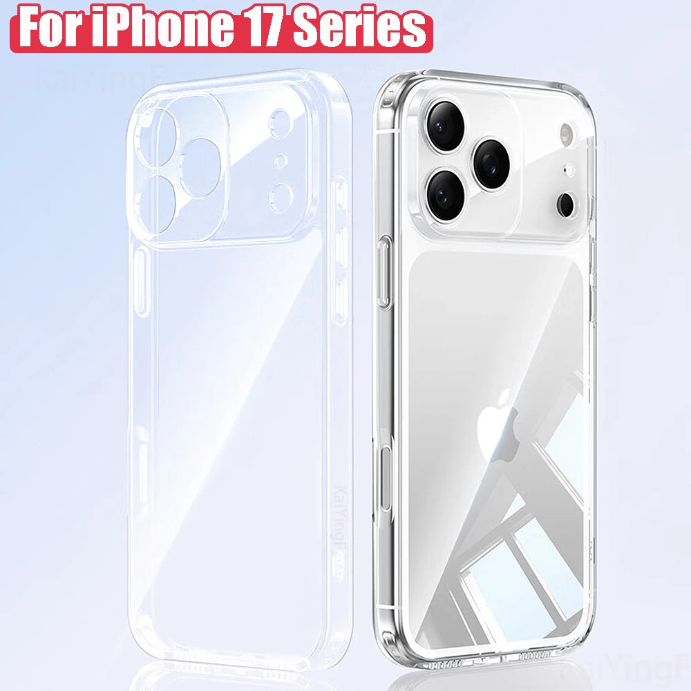 Ultra-Slim Transparent iPhone 17 Case