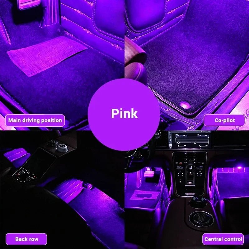 StarGlow 3-Color Car Footwell Lights