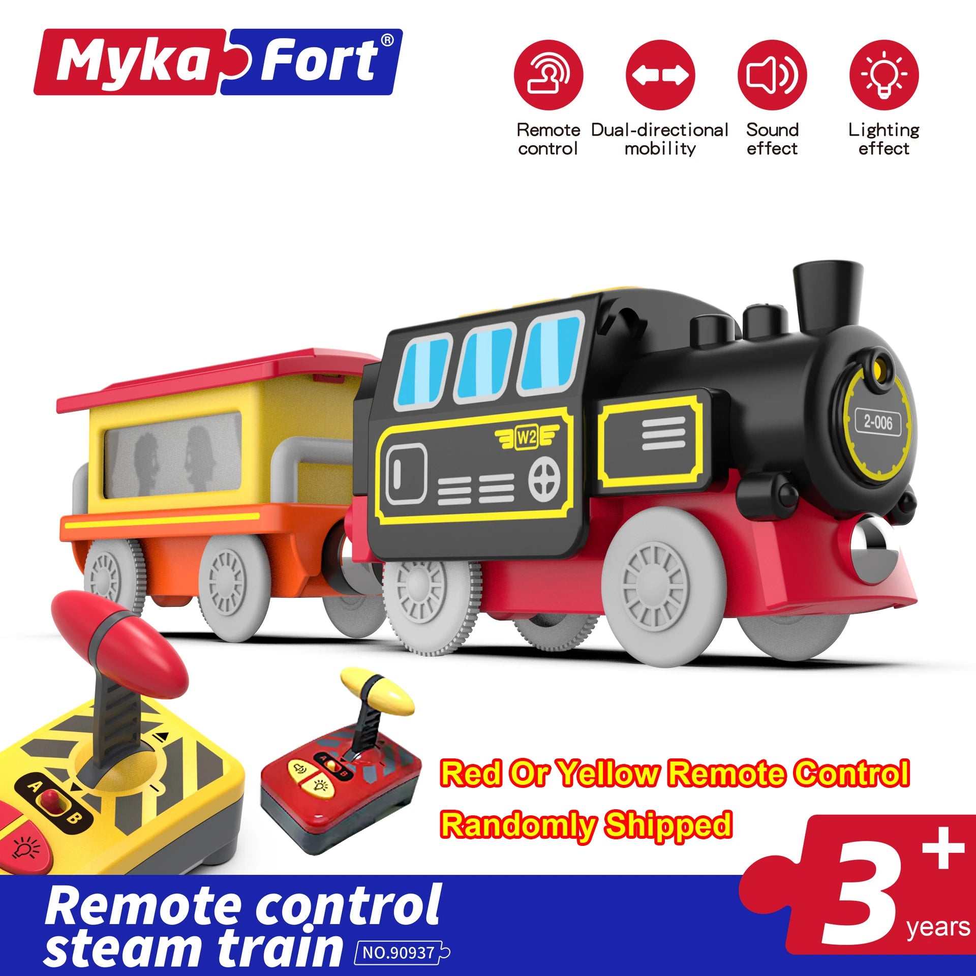 Remote Control Electric Train for Wooden Tracks