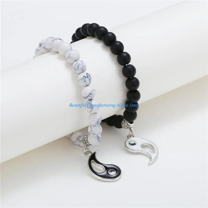 Yin & Yang Couple Bracelet Set