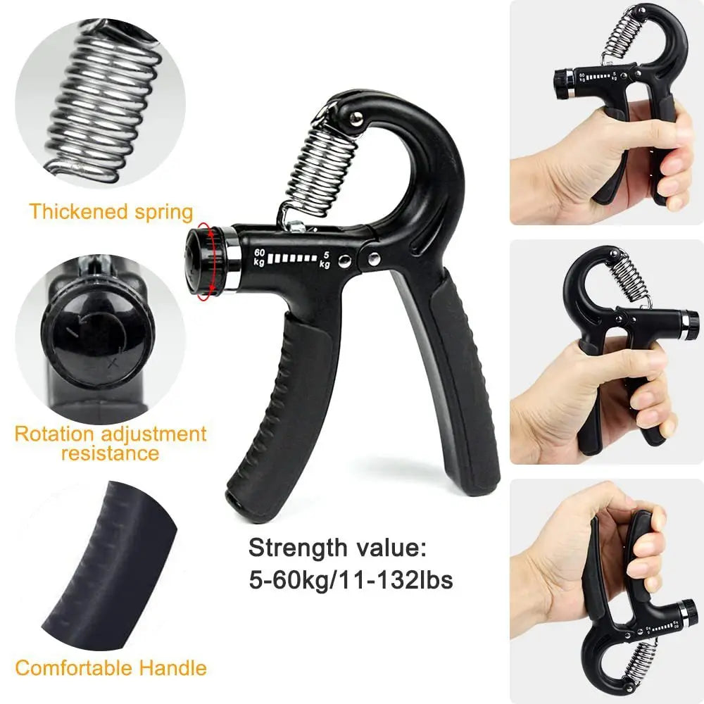 Adjustable Grip Strengthener 5–60KG