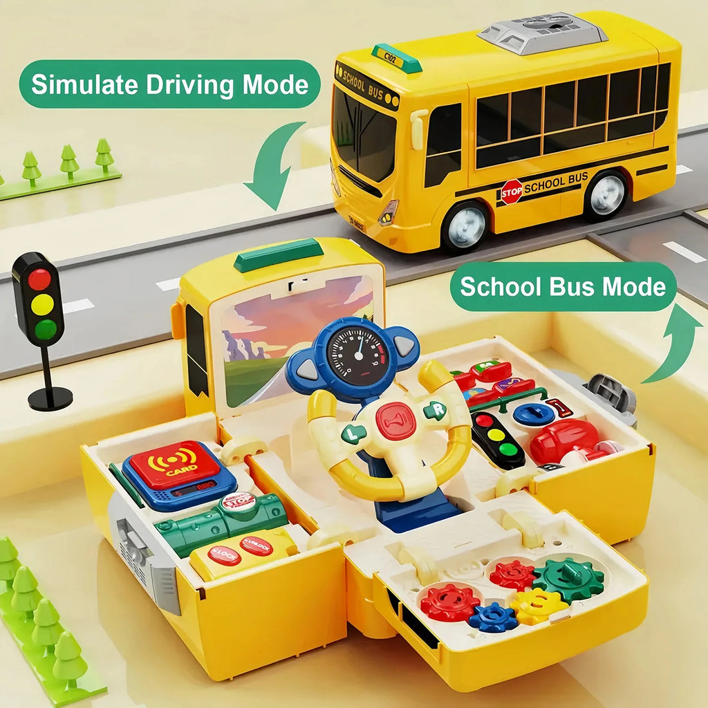 SmartDrive School Bus Steering Wheel Toy