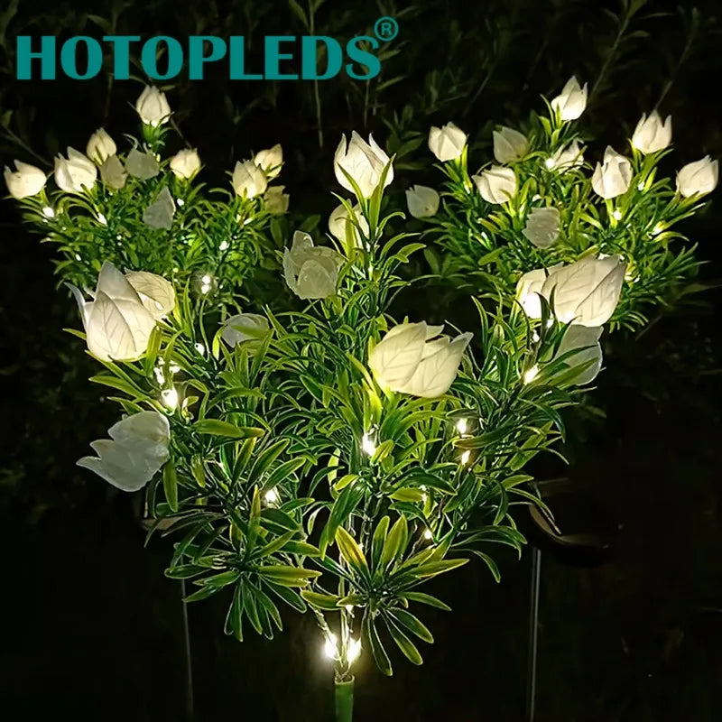 Gardenia Flower Solar Lamp