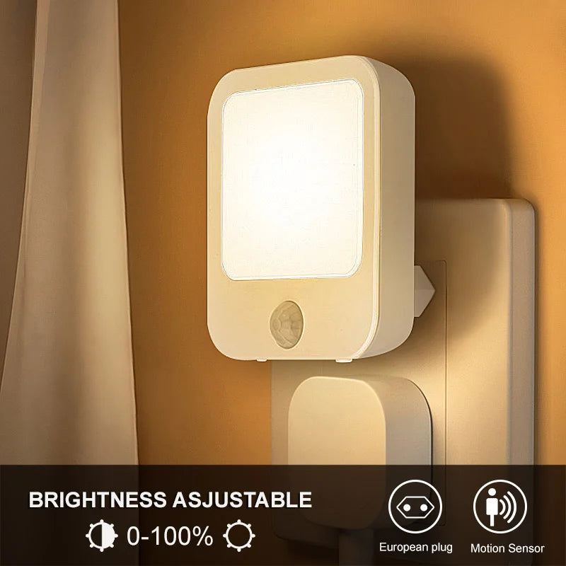 GlowSense Motion Sensor Plug-In Night Light