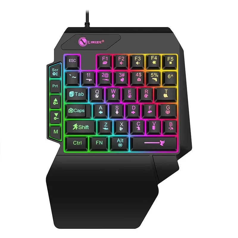 35-Key One-Handed Mini Gaming Keyboard