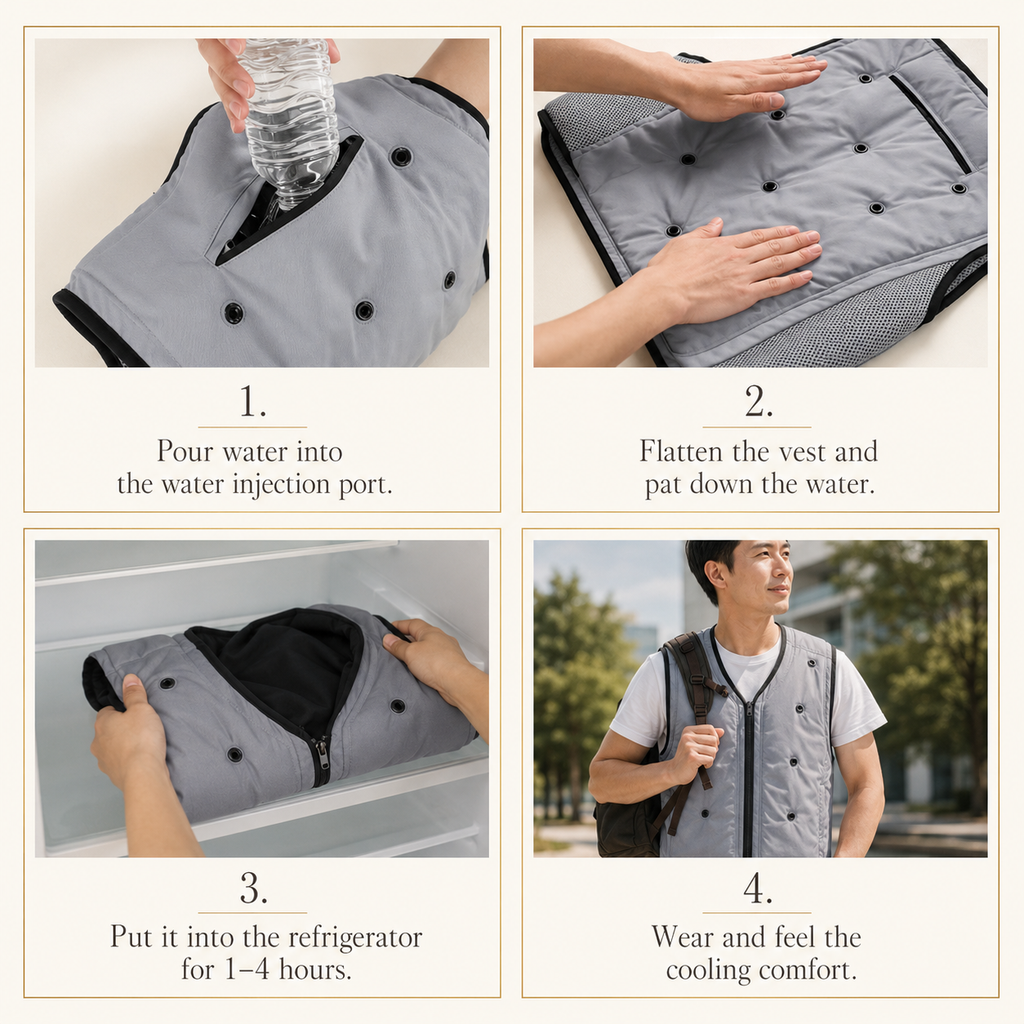 SolCool Portable Ice Cooling Vest