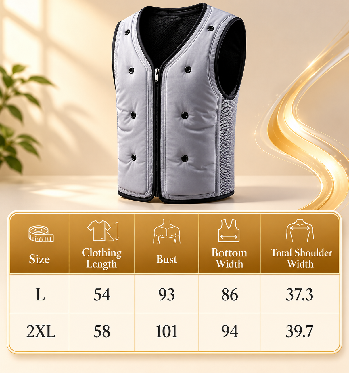 SolCool Portable Ice Cooling Vest