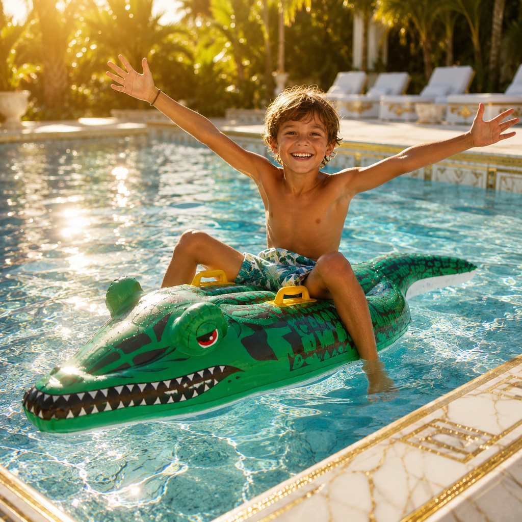 SolFloat Crocodile Pool Float