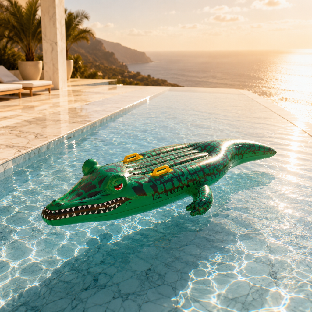 SolFloat Crocodile Pool Float