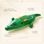SolFloat Crocodile Pool Float